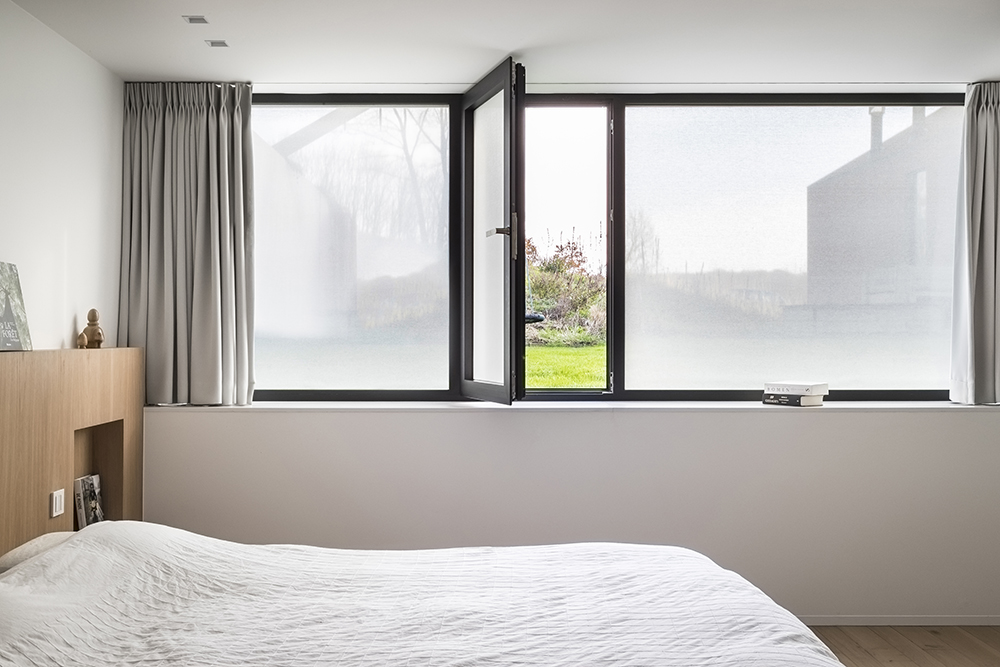 frosted window film long island bedroom